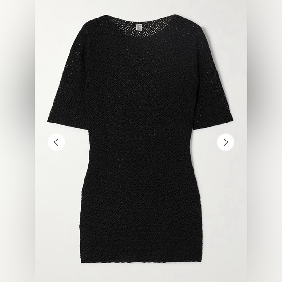 Toteme Bardot-neck open knit top - Picture 4 of 11